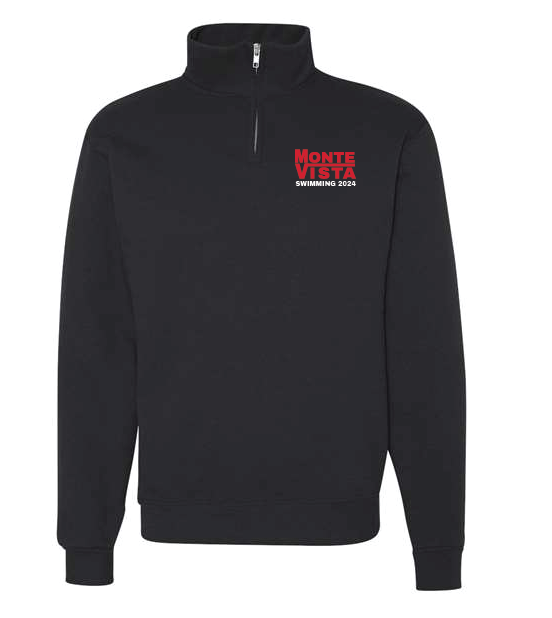 Monte Vista Unisex 1/4 zip Black RYTE Sport