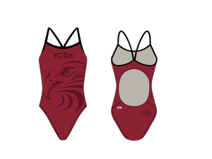 York Women’s Active Back Thin Strap Swimsuit