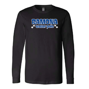Ramona Unisex Long Sleeve tee - Black