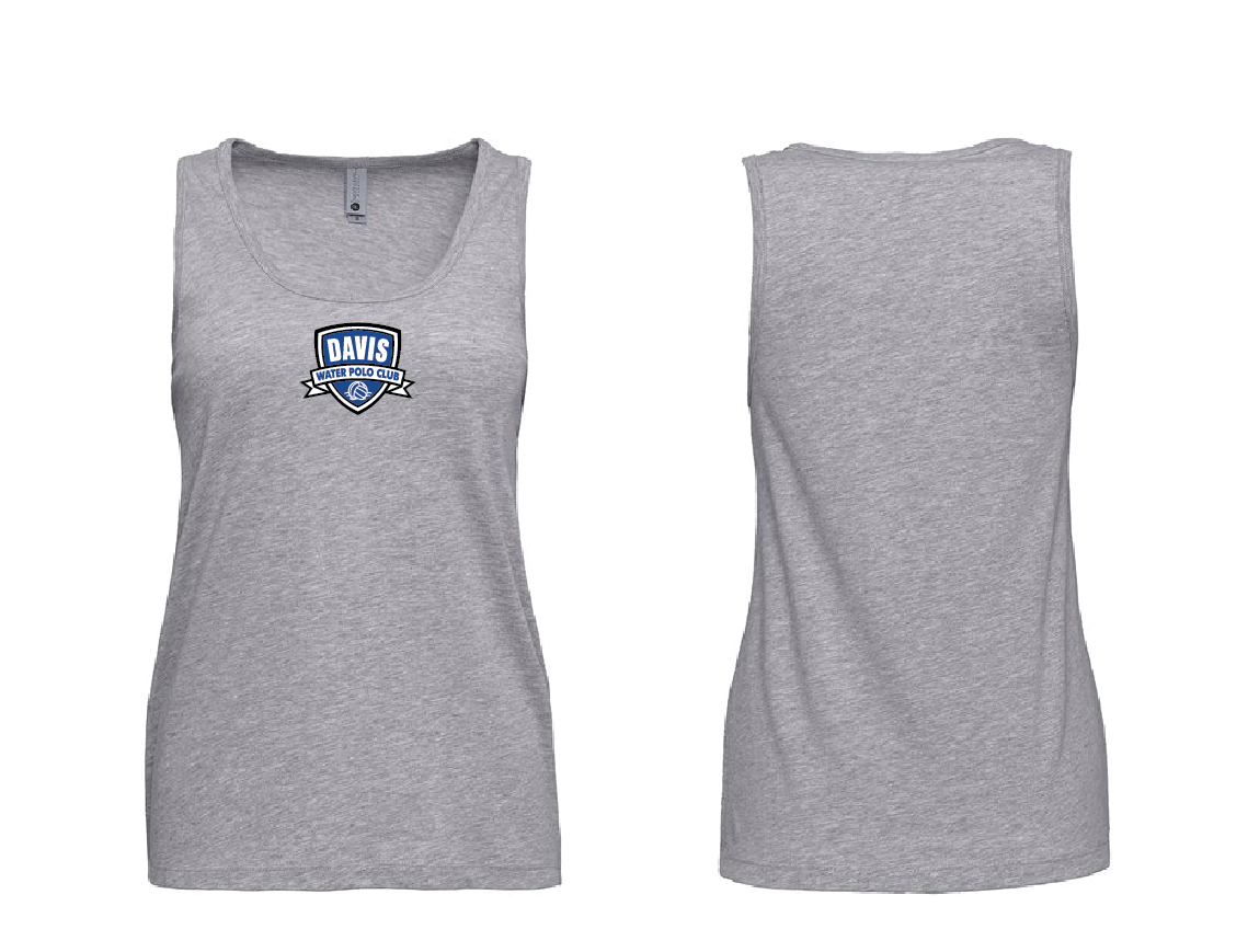 Davis Ladies Tank Top - Heather Gray