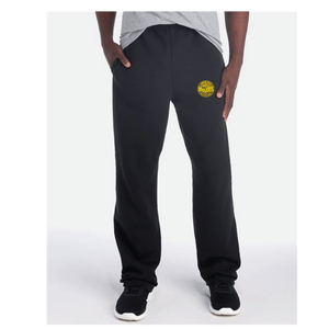 Mar Vista Open-Bottom Sweatpants - Black