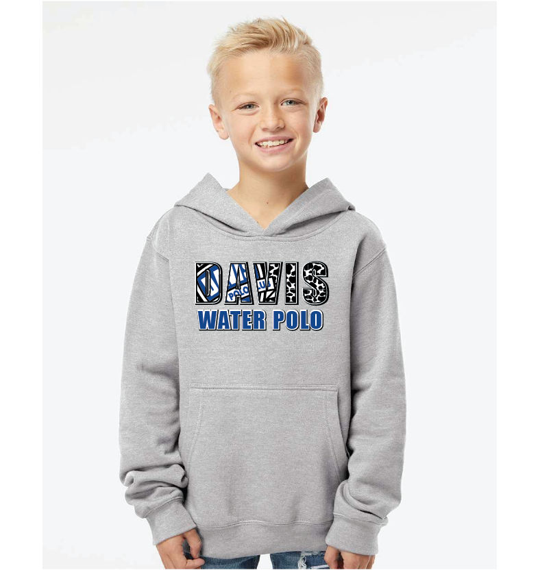 Davis Youth Hoodie - Heather Gray