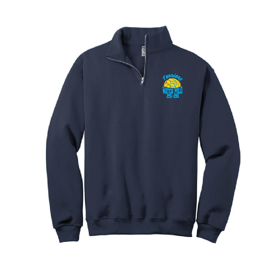 Redlands Unisex Fleece 1/4 zip - Navy