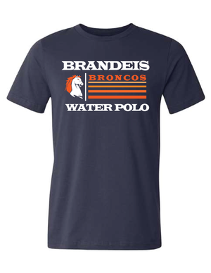 Brandeis Unisex Water Polo Tee - Navy RYTE Sport
