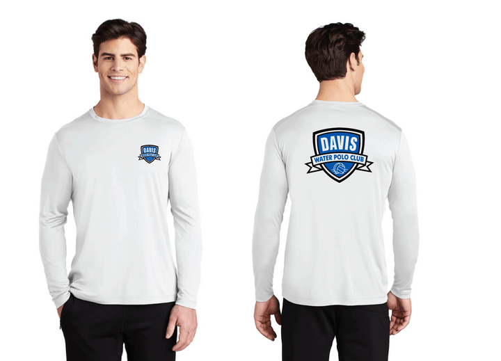 Davis Adult Long Sleeve Sun Shirt - White