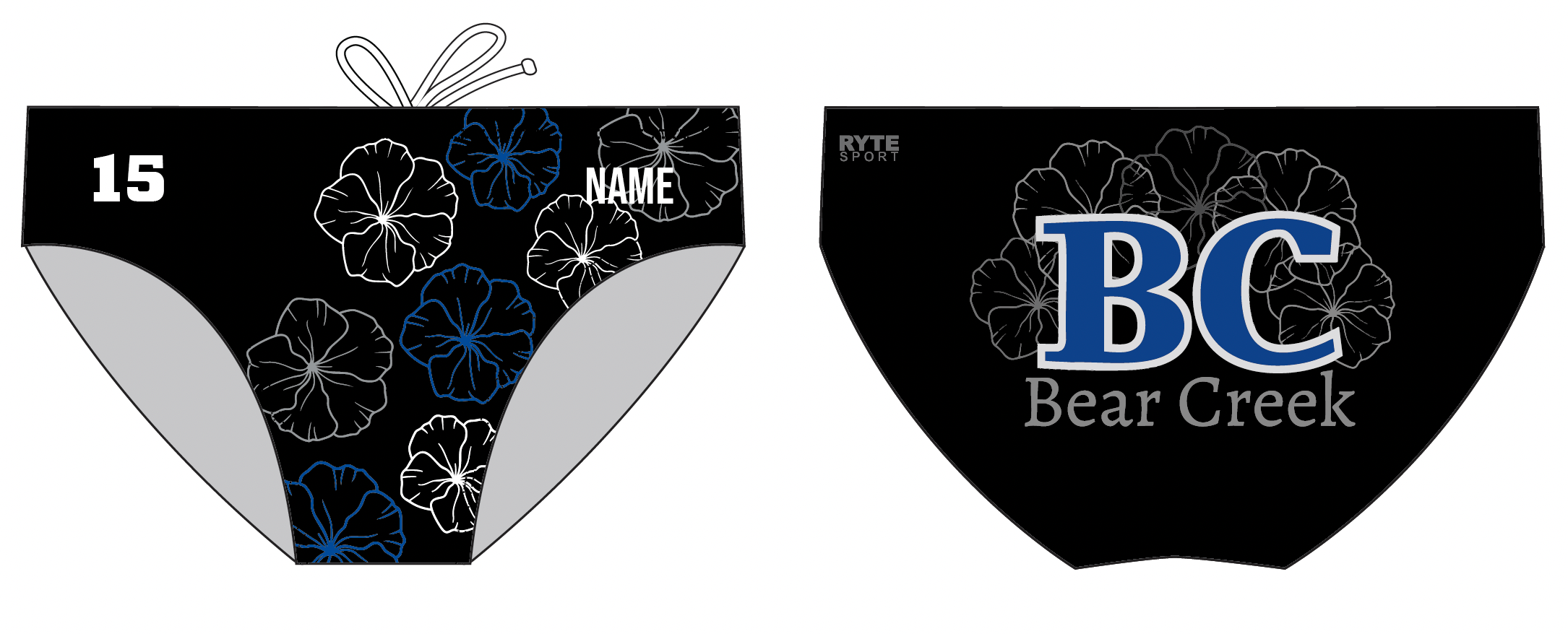 CUSTOM Bear Creek Water Polo Brief