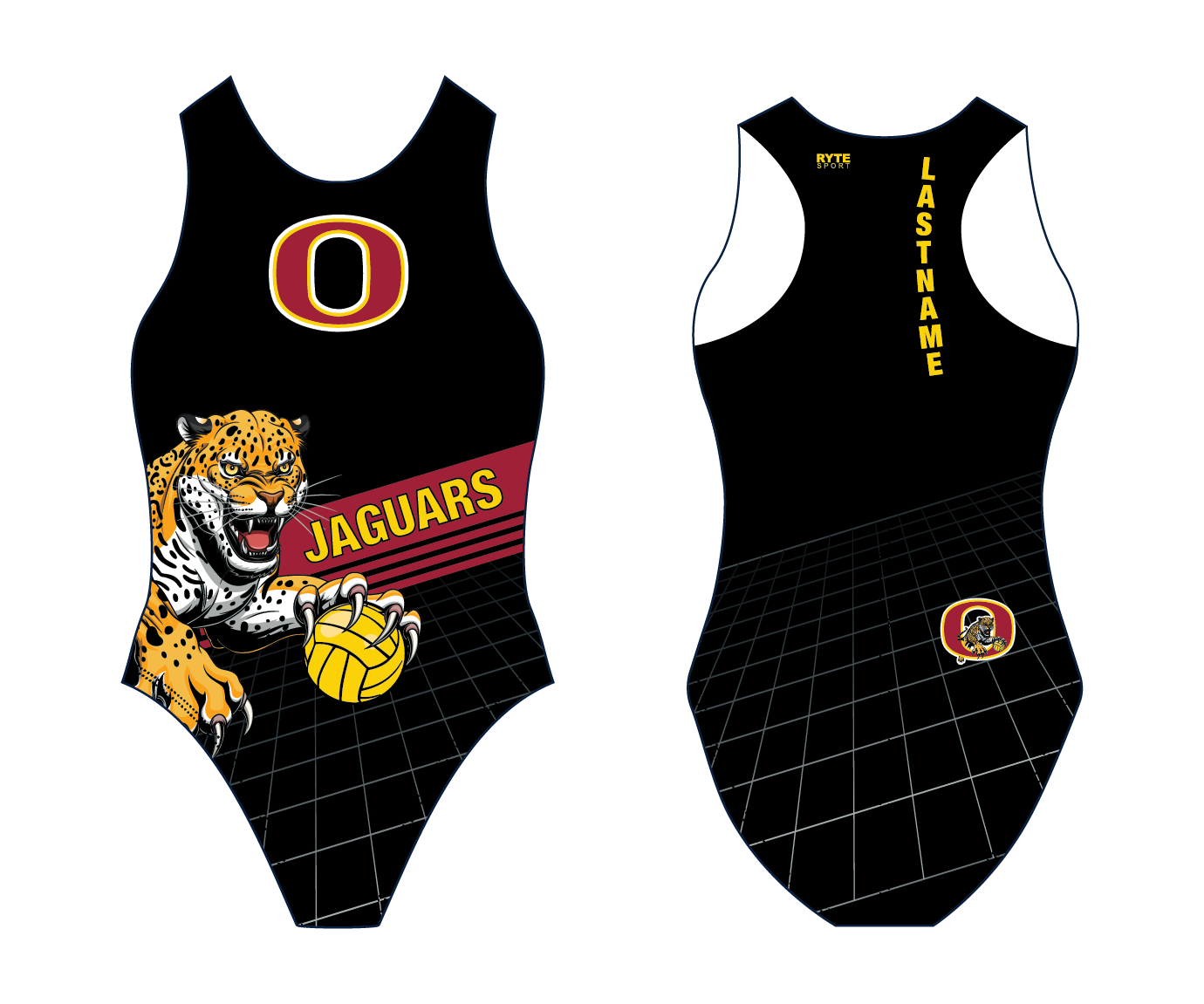 CUSTOM Ontario HS Women's Water Polo Suit - 2024 RYTE Sport