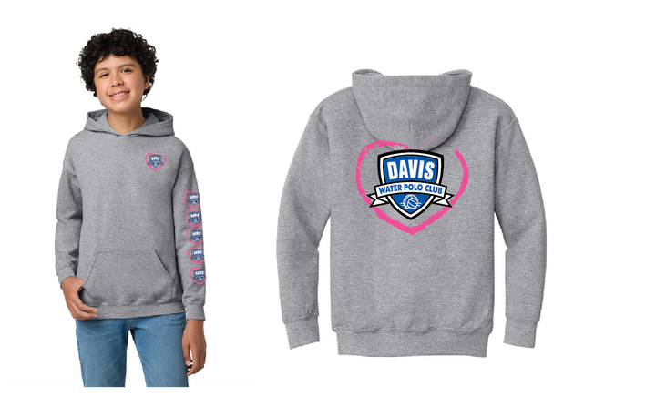 Davis Youth Heart Hoodie