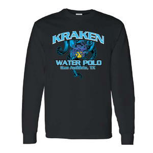 Kraken Unisex Long Sleeve T-Shirt - Black