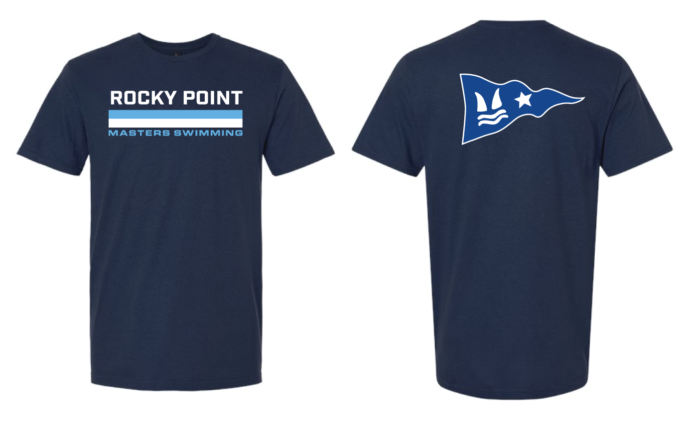 Rocky Point MASTERS Adult Tee - Navy