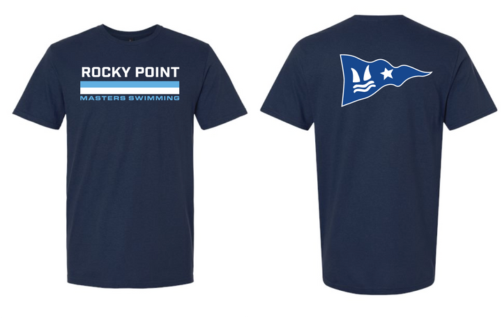 Rocky Point MASTERS Adult Tee - Navy