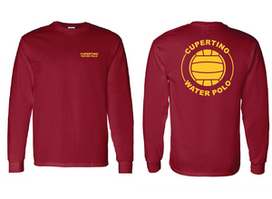 Cupertino Long sleeve tee - Cardinal