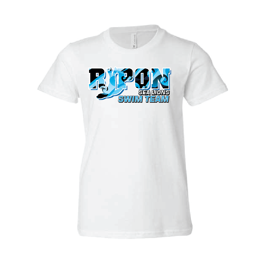 Ripon Sea Lions Youth Tee - White RYTE Sport