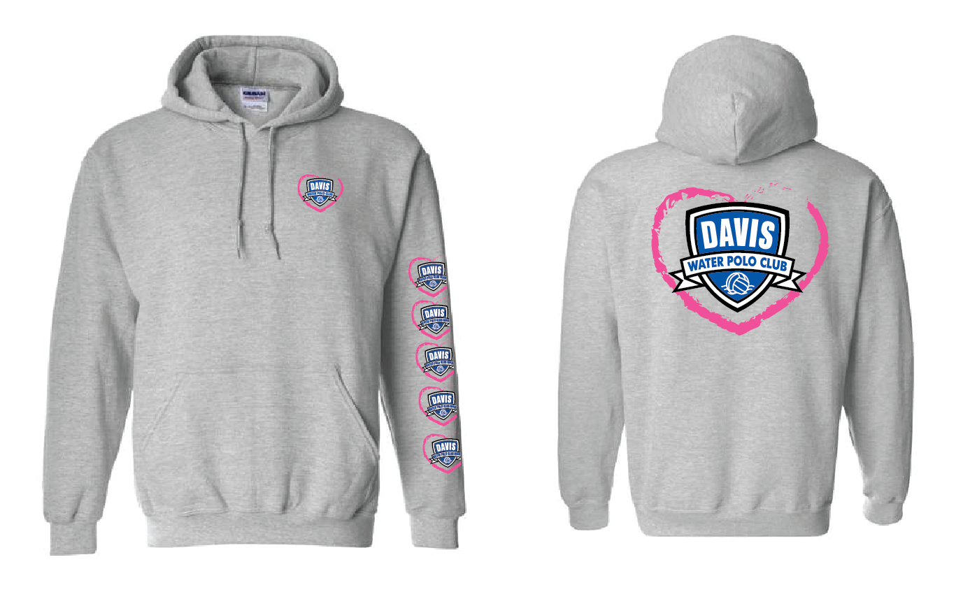 Davis Adult Heart Hoodie