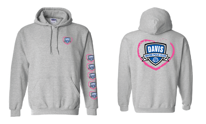 Davis Adult Heart Hoodie
