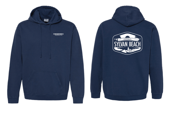 Sylvan Beach Hoodie - Navy - No Personalization