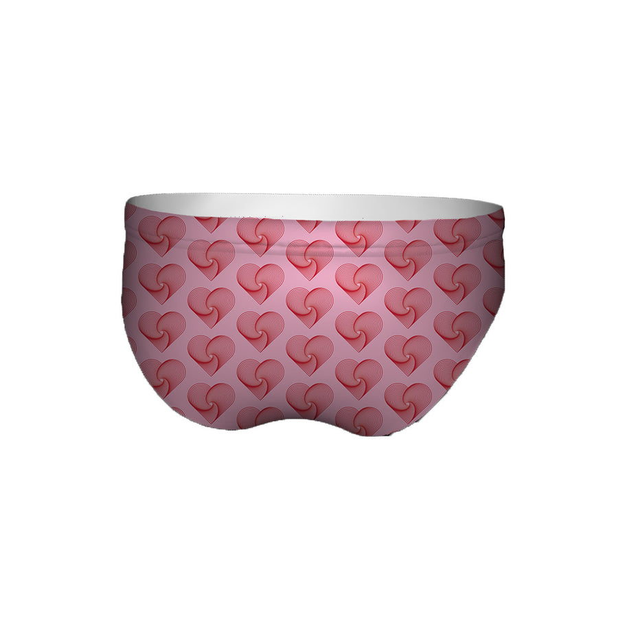 Swirl Hearts Valentines Day Briefs