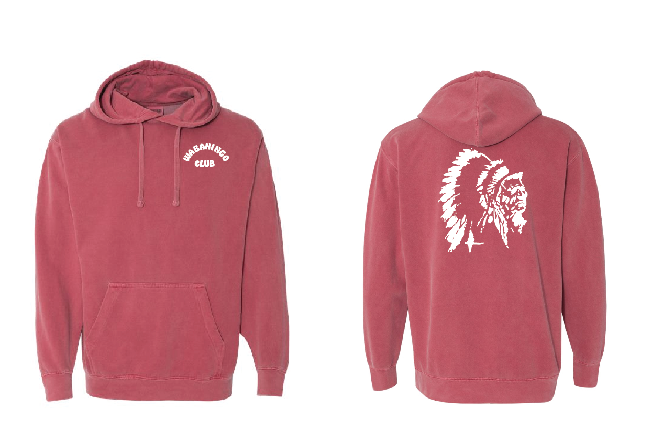 Wabaningo Club Hoodie - Crimson