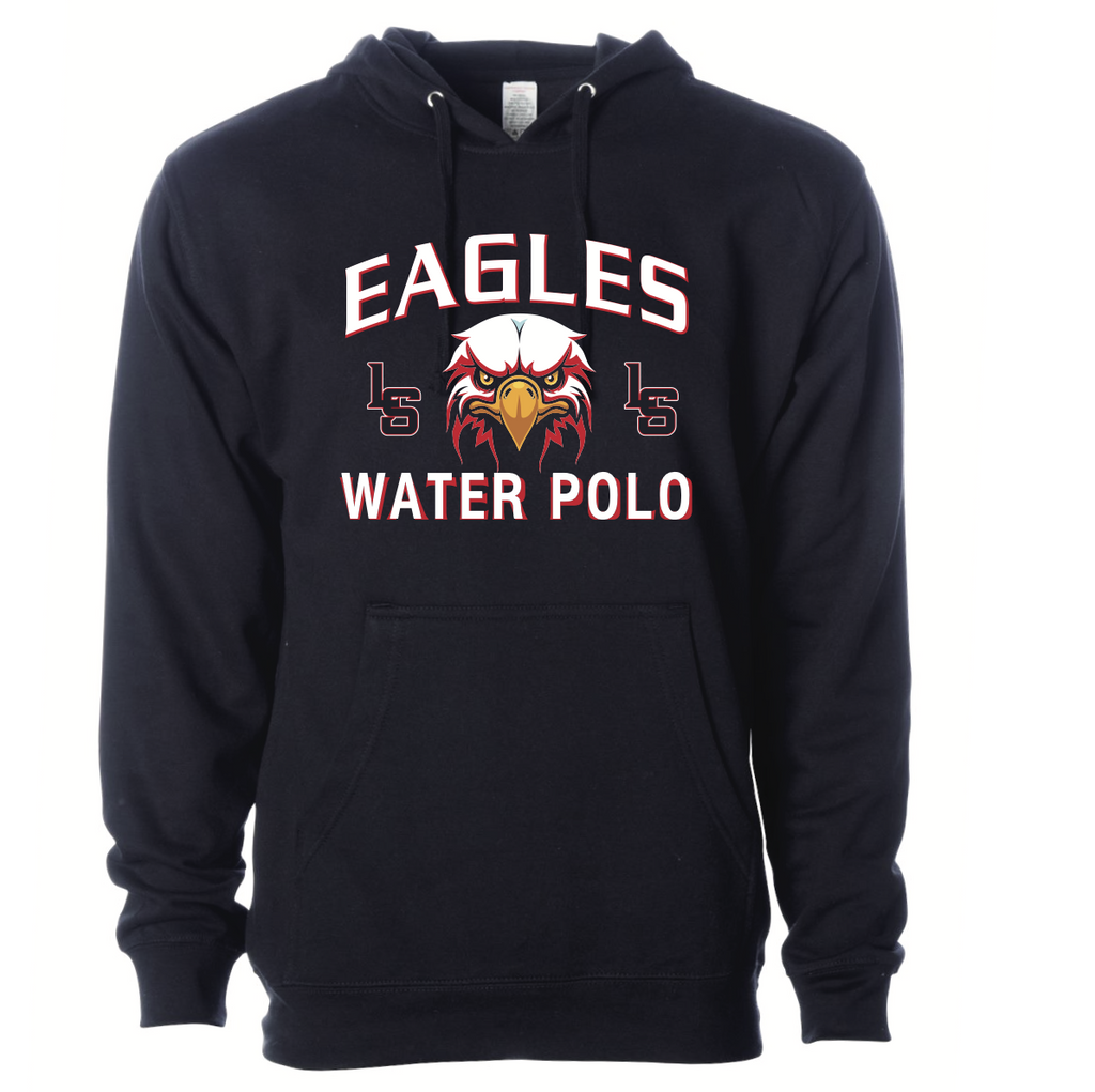 Copy of La Sierra High School Water Polo Custom Navy Ultimate Cotton Pullover Hooded Sweatshirt