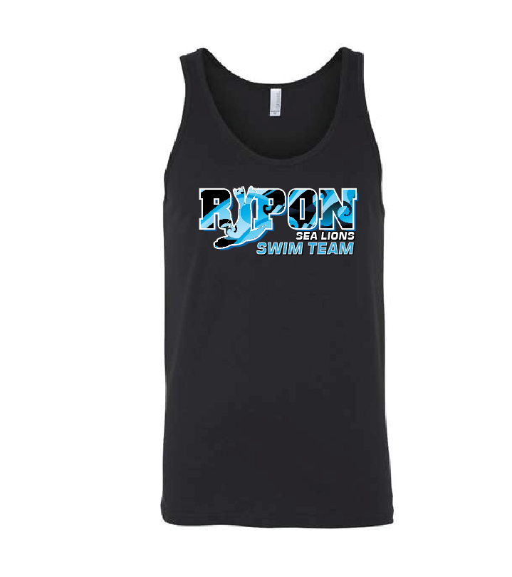 Ripon Sea Lions Tank Top - Black RYTE Sport