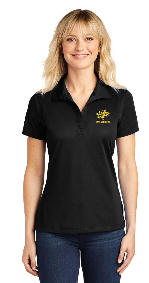 SLO Women's Swim Polo - Black New