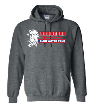 Conqueror Adult Hoodie - Dark Heather