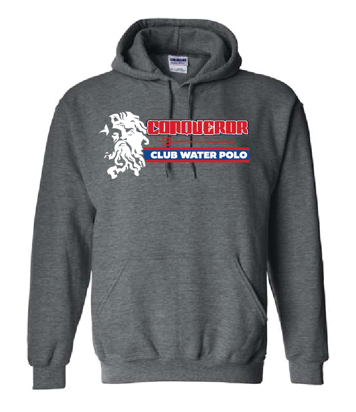 Conqueror Adult Hoodie - Dark Heather