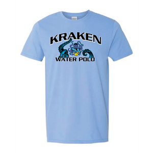 Kraken Unisex Short Sleeve T-Shirt - Carolina Blue