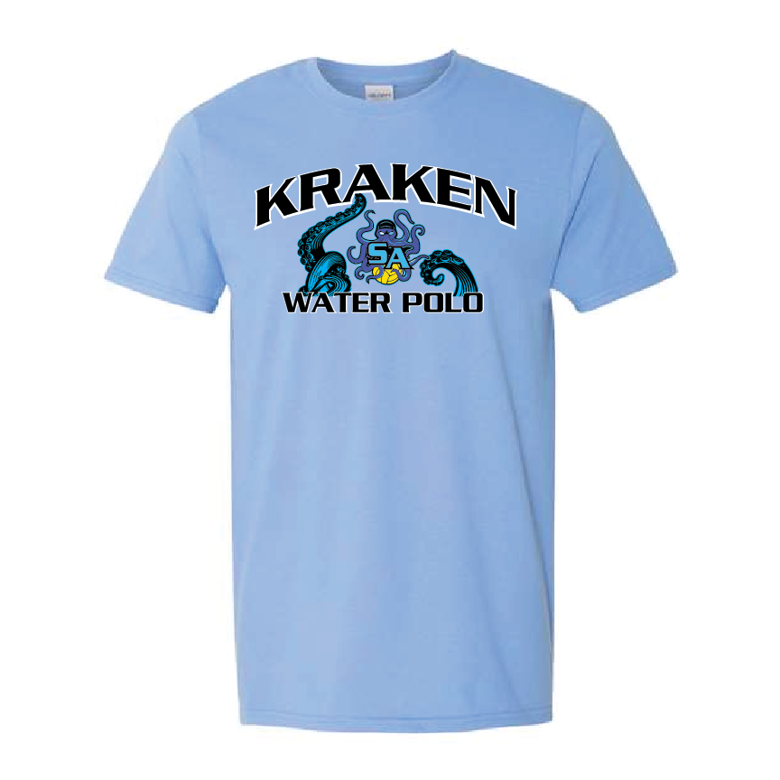 Kraken Unisex Short Sleeve T-Shirt - Carolina Blue