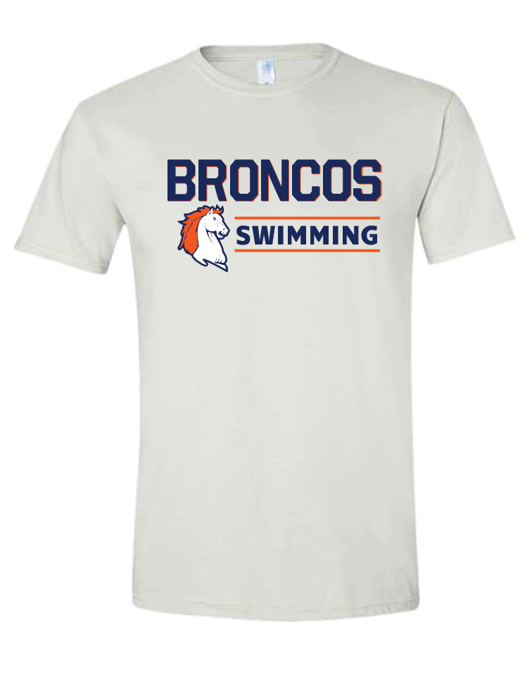 Brandeis Swimming Unisex Tee - White RYTE Sport