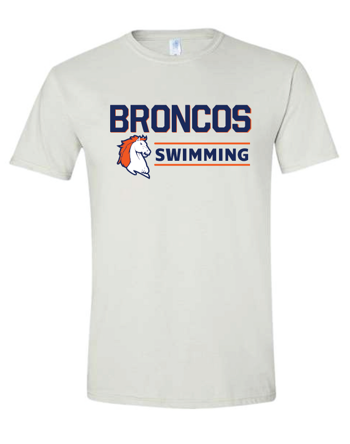 Brandeis Swimming Unisex Tee - White RYTE Sport