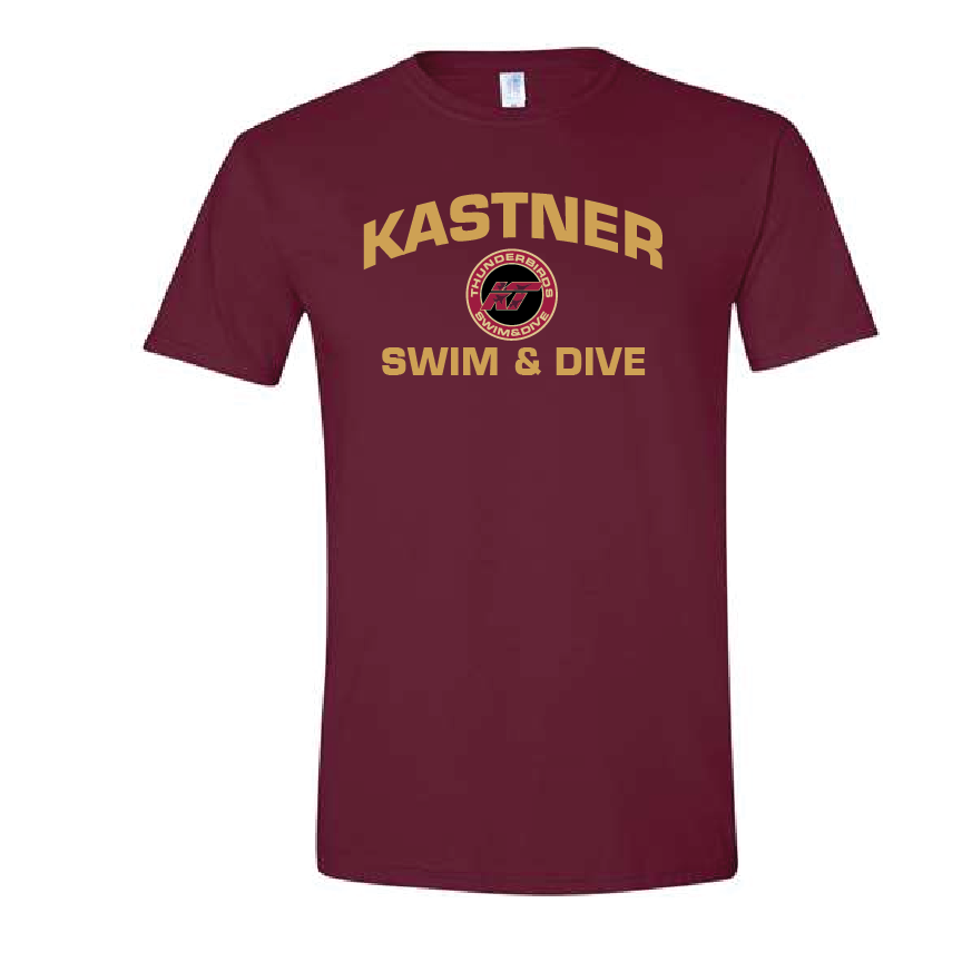 Kastner Swim Tee - Maroon