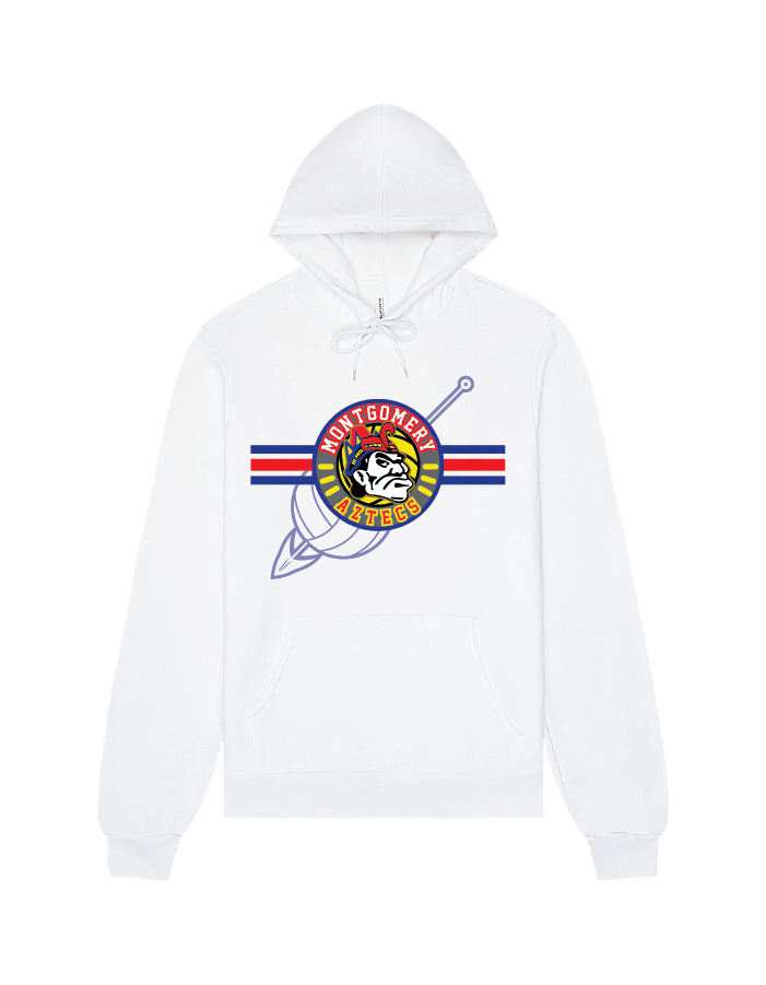 Montgomery HS Gear 24 White Hoodie