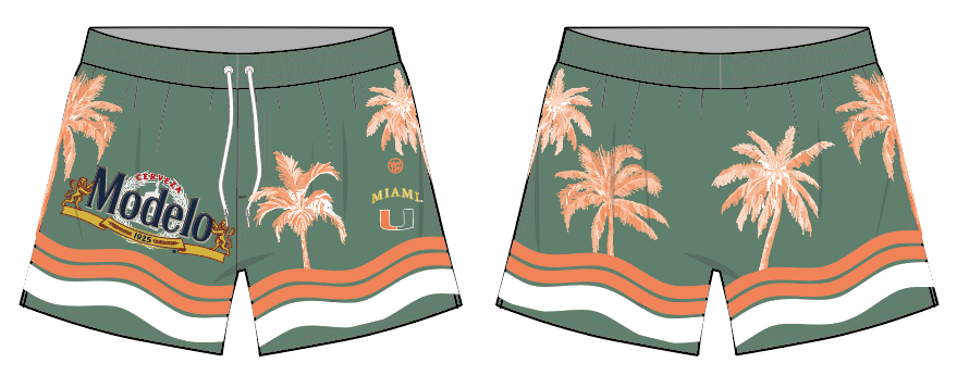 Dyme Lyfe University of Miami Men's Swim Trunks