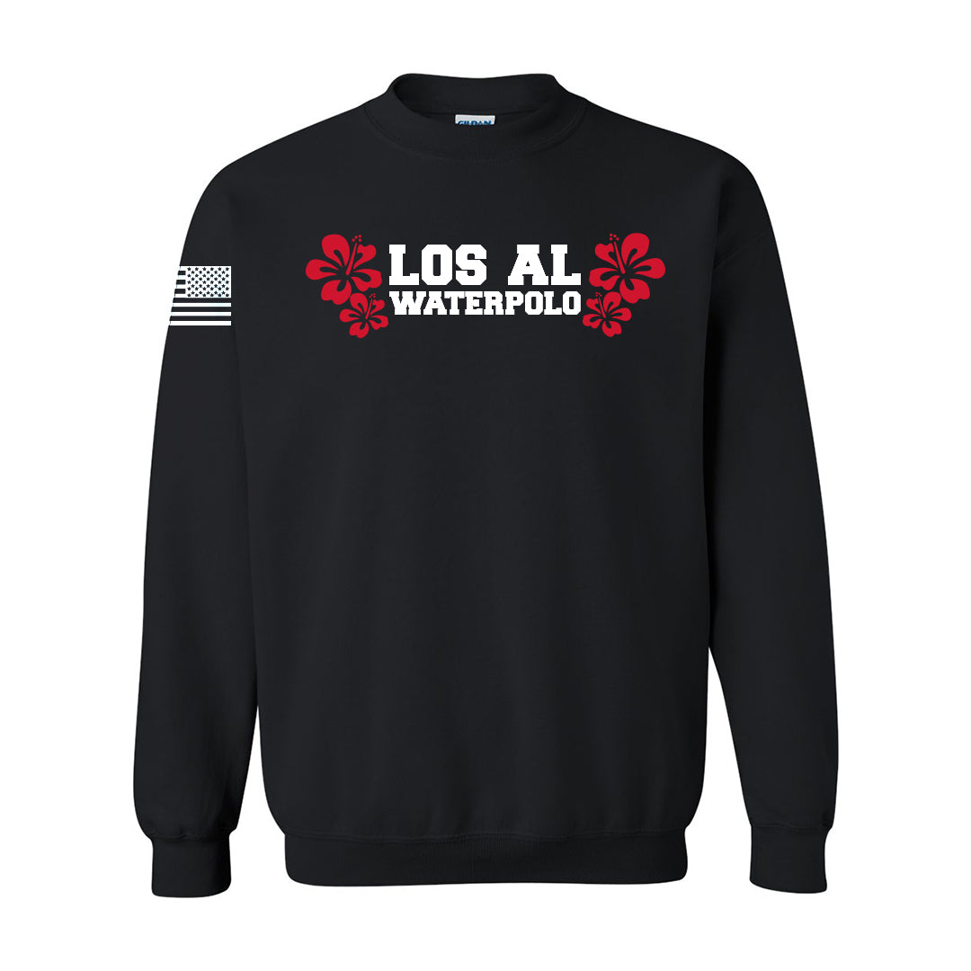 Los Alamitos Girls' WP Crewneck Sweatshirt - Black
