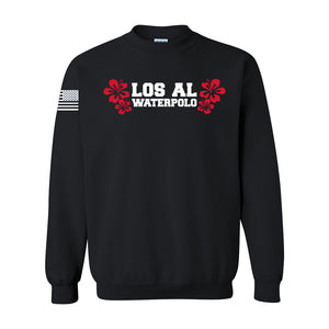 Los Alamitos Girls' WP Crewneck Sweatshirt - Black