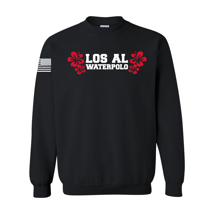 Los Alamitos Girls' WP Crewneck Sweatshirt - Black