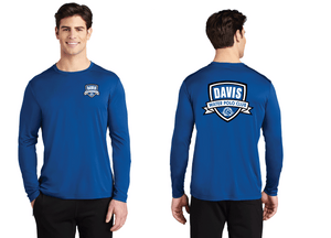 Davis Adult Long Sleeve Sun Tee - Royal