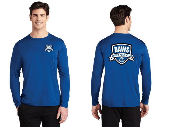 Davis Adult Long Sleeve Sun Tee - Royal