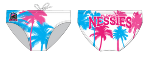CUSTOM White Nessie's Men's Water Polo Brief