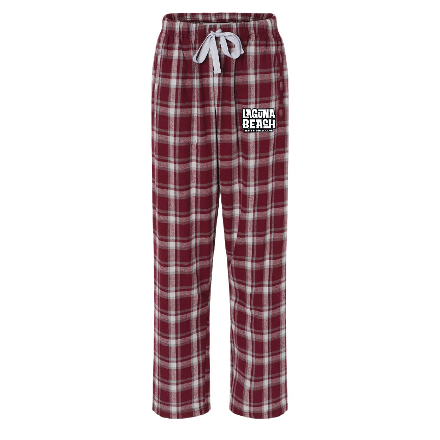 Laguna Beach Flannel Pant - Heritage Maroon Plaid