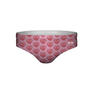 Swirl Hearts Valentines Day Briefs