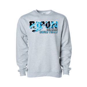 Ripon unisex Crewneck - Heather Gray RYTE Sport