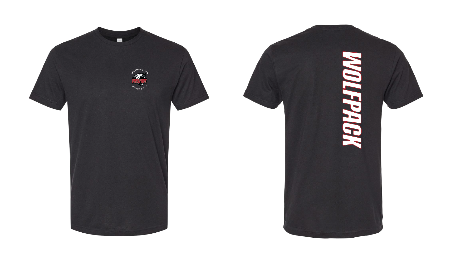 Wolfpack Unisex Tee - Black RYTE Sport