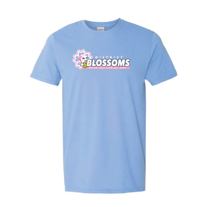 Blossom Unisex Tee - Carolina Blue