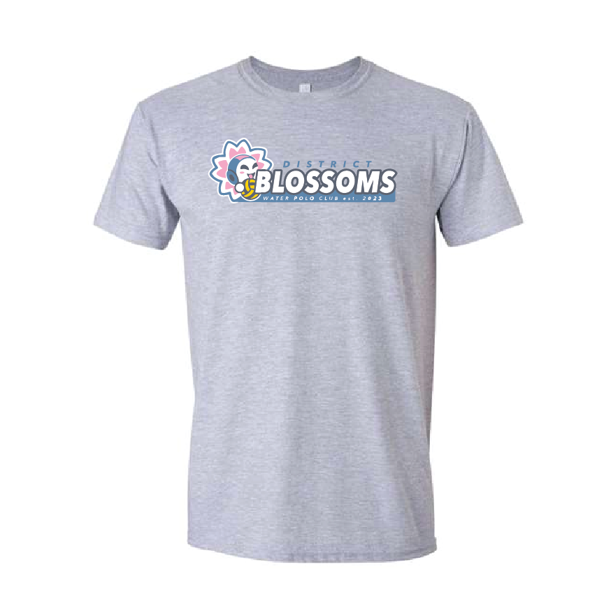 District Blossom Uniex Tee - Sport Gray