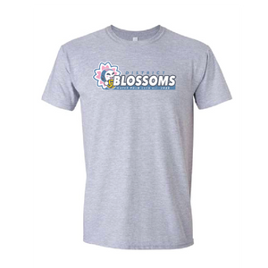 District Blossom Uniex Tee - Sport Gray