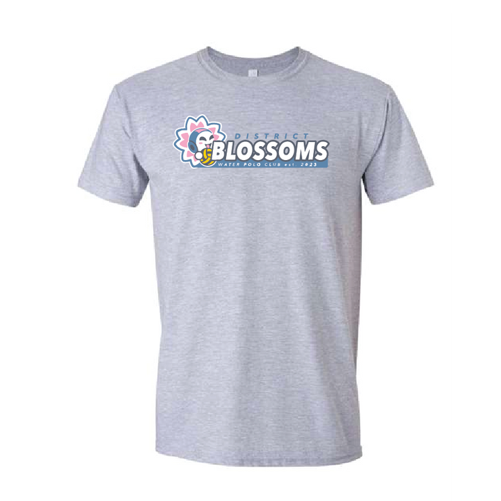 District Blossom Uniex Tee - Sport Gray