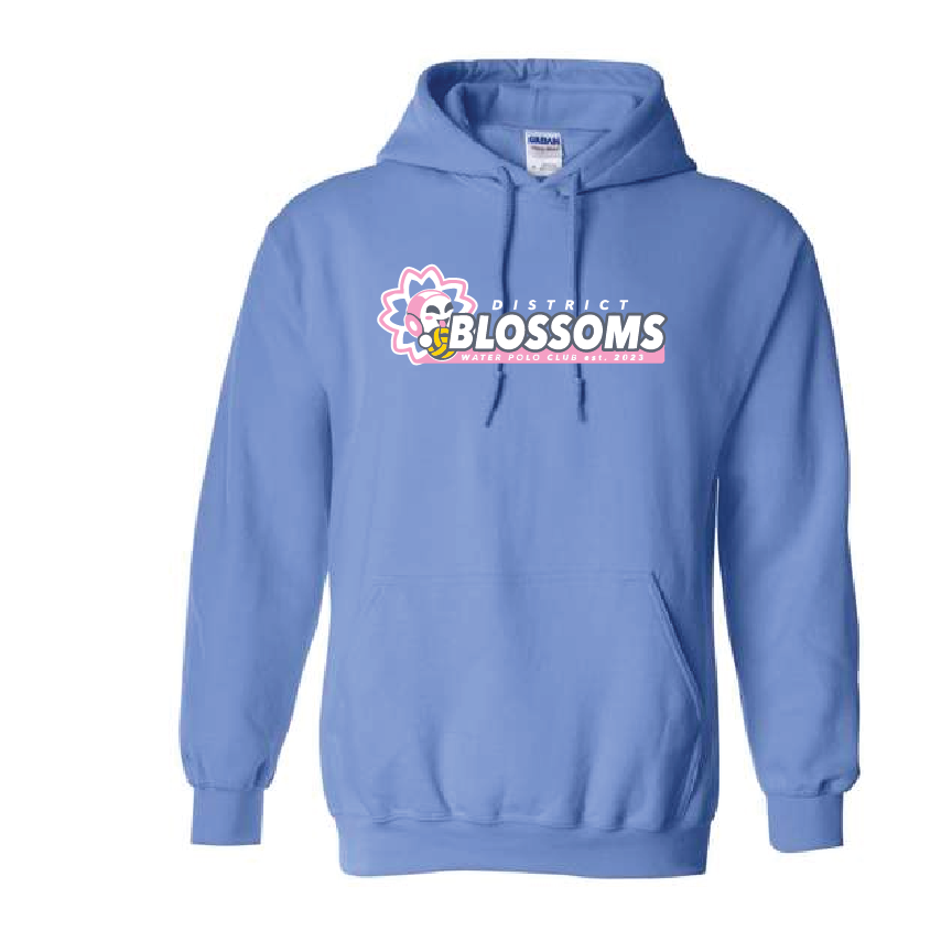 District Blossoms Unisex Hoodies - Carolina Blue