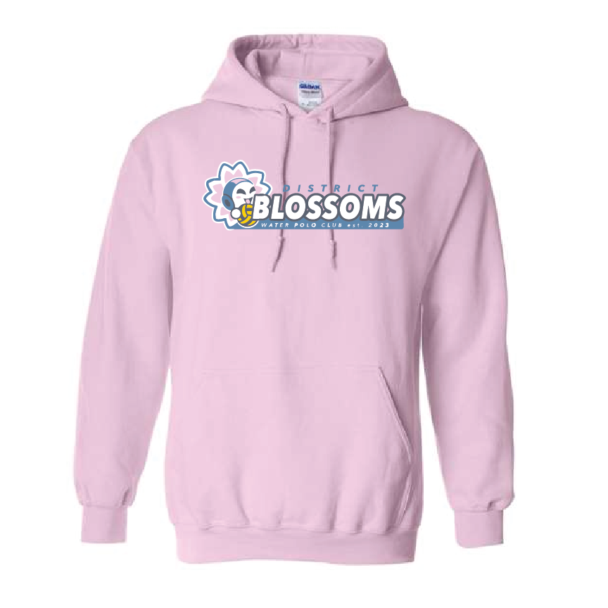 District Blossoms Unisex Hooded Sweatshirt - Pink